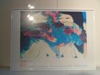 Walasse ting gallery poster 1988’let’s stay together’, Huis en Inrichting, Ophalen, 50 tot 75 cm, Zo goed als nieuw, Foto of Poster
