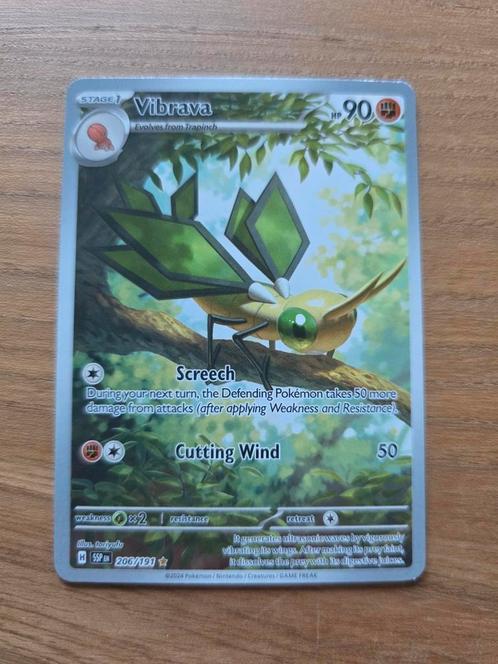 Vibrava Full Art SSP pokemon kaart, Hobby en Vrije tijd, Verzamelkaartspellen | Pokémon, Nieuw, Losse kaart, Ophalen of Verzenden