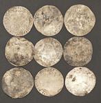 9x Provinciaalse Arendschellingen, Postzegels en Munten, Munten | Nederland, Vóór koninkrijk, Setje, Zilver, Overige waardes