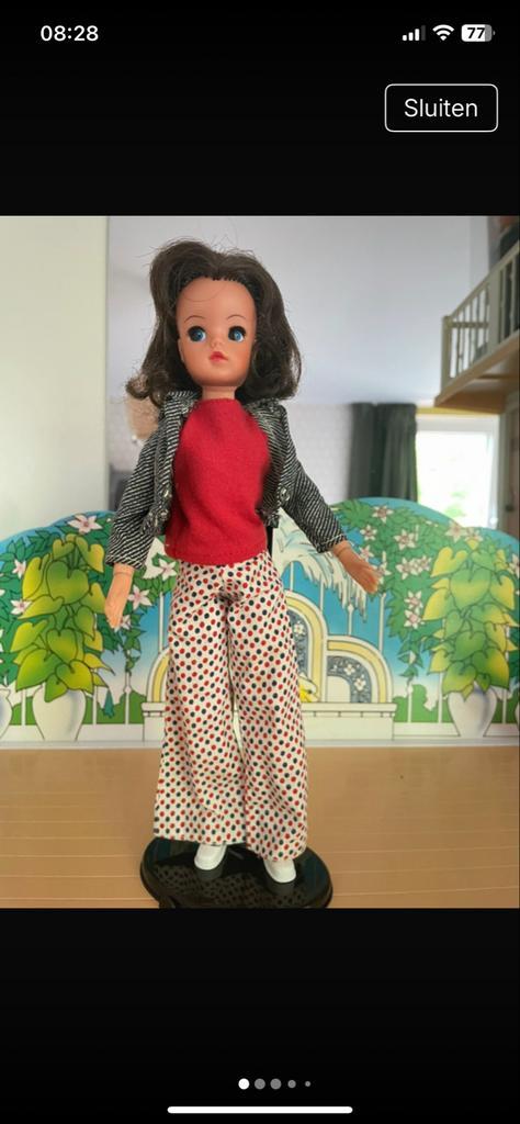 Vintage Sindy Pop Lovely Lively met Outfit, Kinderen en Baby's, Speelgoed | Poppen, Ophalen