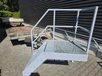 Stalen bordestrap  grijs hoog82cm nob 127, Ophalen of Verzenden, Zo goed als nieuw, Minder dan 2 meter