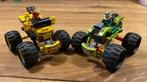 LEGO Racers 9093 & 9095 - Monster Trucks met Schietstoel!, Ophalen of Verzenden, Gebruikt, Complete set, Lego