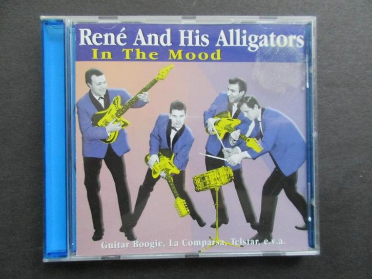 CD René And His Alligators - In The Mood, Cd's en Dvd's, Cd's | Pop, Gebruikt, 1960 tot 1980, Ophalen of Verzenden