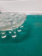 -	Glazen plateau , voor waxine lichtjes of vaas, Huis en Inrichting, Woonaccessoires | Vazen, Ophalen of Verzenden, 'T Olde Gre-j