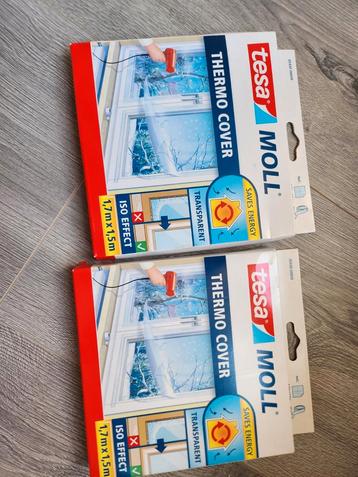 Tesa Moll Thermo Cover Raamfolie - 2 stuks Nieuw beschikbaar voor biedingen