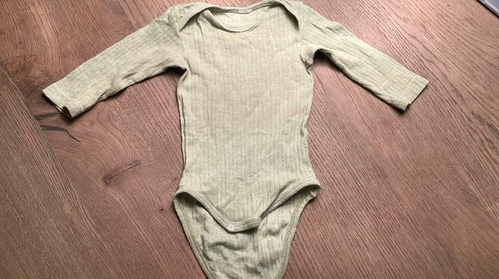 Wol/zijde/katoen romper Cosilana maat 62/68, Kinderen en Baby's, Babykleding | Maat 62, Gebruikt, Jongetje of Meisje, Nacht- of Onderkleding