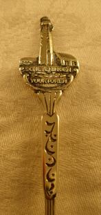 Oud verzilverd lepeltje Scheveningen - Vuurtoren, Antiek en Kunst, Ophalen of Verzenden