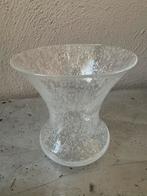 Glazen Vaas - Uniek Design, Wit, Ophalen of Verzenden, Minder dan 50 cm, Glas