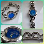 Dames horloge - ixxxi - roestvrij staal - Blauwe wijzerplaat, Overige merken, Staal, Staal, Polshorloge