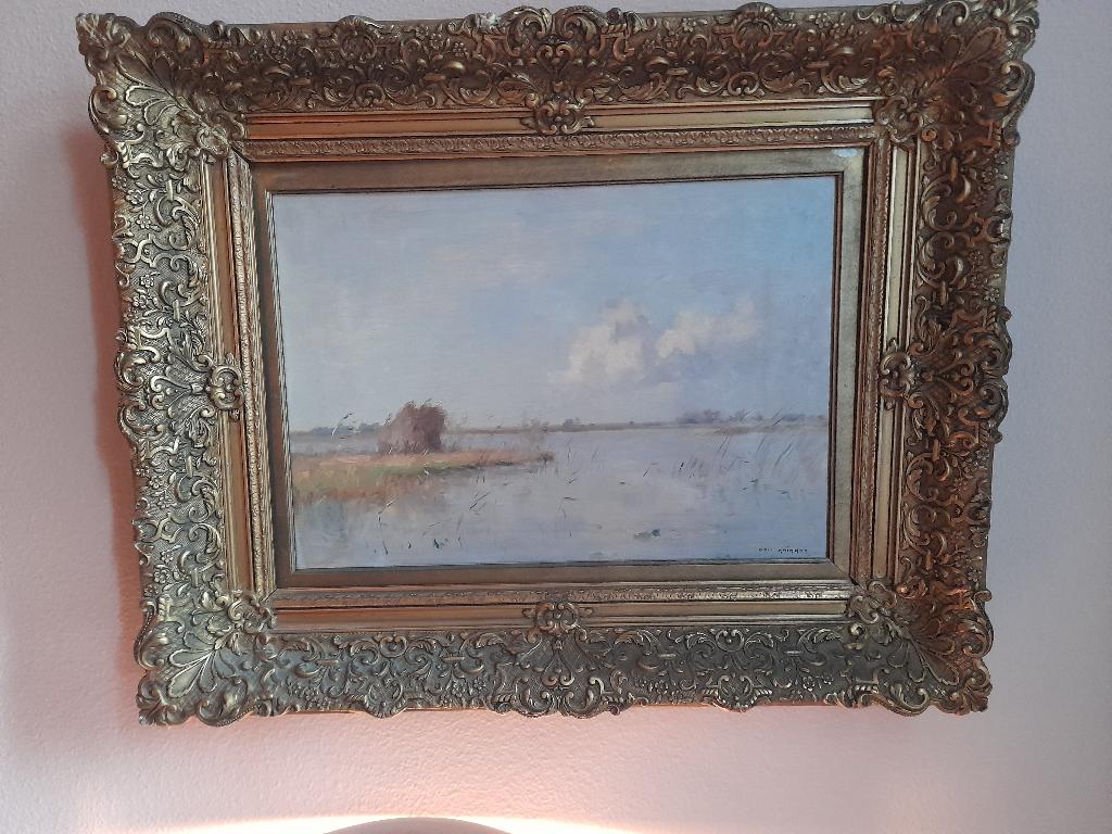 schilderij veenplassen landschap Aris Knikker