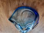 Blauw schaaltje Leerdams glas, Verzamelen, Glas en Borrelglaasjes, Ophalen of Verzenden, Zo goed als nieuw, Overige typen