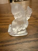 Vintage Goebel Kristallen Engel op Slee, Verzamelen, Beelden en Beeldjes, Ophalen of Verzenden, Zo goed als nieuw, Overige typen