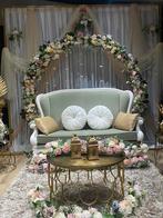 Backdrop setting bruidsbank te huur!!, Ophalen of Verzenden, Zo goed als nieuw, Overige