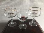 bierglazen trappist La Trappe en abdijbier Brouwers bier, Verzenden, Nieuw, Glas of Glazen, La Trappe