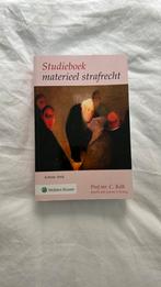 Studieboek materieelstrafrecht, Boeken, Ophalen of Verzenden, Beta, Zo goed als nieuw, HBO
