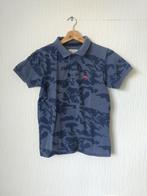 Mango blauw poloshirt camouflage maat 140, Kinderen en Baby's, Kinderkleding | Maat 140, Nieuw, Jongen, Shirt of Longsleeve, Mango