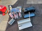 Lamineermachines + inbindmachine incl benodigdheden!, Ophalen, Gebruikt