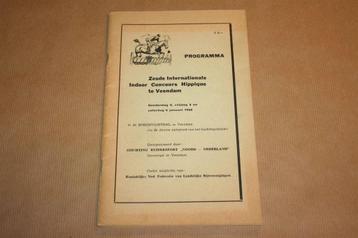 Programmaboekje Concours Hippique Veendam 1968 beschikbaar voor biedingen