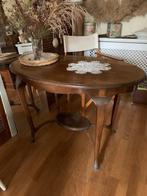chique vintage tafel, ovaal, Huis en Inrichting, Tafels | Salontafels, Ophalen, Gebruikt, 100 tot 150 cm, Vintage, romantisch
