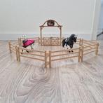 Schleich Paardenpaddock + 2 Paarden – Speelset voor Kinderen, Ophalen of Verzenden, Zo goed als nieuw, Jongen of Meisje