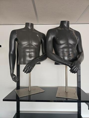 14 Staande Etalagepoppen/Mannequins+8 bovenlichaam mannequin beschikbaar voor biedingen