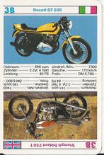 C431 motorkaartje 3b ducati gt 500 - triumph trident 750, Verzenden, Zo goed als nieuw, Motoren