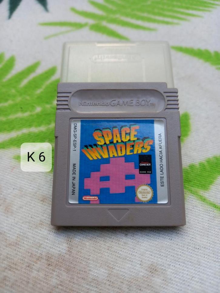Gameboyspel K1 t/m K6.
Space Invaders., Spelcomputers en Games, Games | Nintendo Game Boy, Gebruikt, Avontuur en Actie, 1 speler