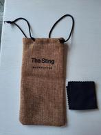 NIEUW! The Sting Jute Zonnebrilhoesje met doekje, Sieraden, Tassen en Uiterlijk, Overige merken, Zonnebril, Beige, Nieuw