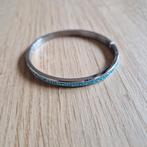 Lucardi Stalen Armband met Blauwe Steentjes - Nieuw!, Sieraden, Tassen en Uiterlijk, Armbanden, Staal, Blauw, Nieuw, Ophalen of Verzenden