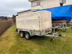 Gebruikte tandemas aanhangwagen met huif, Auto diversen, Aanhangers en Bagagewagens, Ophalen, Gebruikt