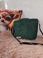 Handgemaakte gehaakte tas, Sieraden, Tassen en Uiterlijk, Tassen | Schoudertassen, Ophalen of Verzenden, Nieuw, Groen, Björn Borg