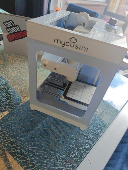 Mycusini choco food 3d printer amper gebruikt, Computers en Software, 3D Printers, Refurbished, Ophalen of Verzenden