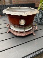 Groot  petroleum stel, Antiek en Kunst, Antiek | Emaille, Ophalen