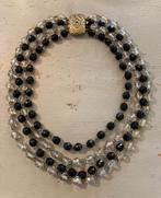 Vintage antieke gitten kristallen ketting costume Jewelry, Sieraden, Tassen en Uiterlijk, Antieke sieraden, Ophalen of Verzenden