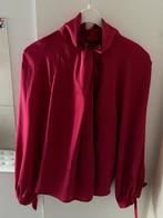 Dames blouse chique Zara nieuw M Satijn rood roze, Nieuw, Zara, Maat 38/40 (M), Ophalen of Verzenden