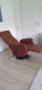 2x Relaxfauteuil leer, Huis en Inrichting, Fauteuils, Ophalen, Gebruikt, Leer, 75 tot 100 cm