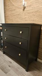 Ikea Hemnes Ladekast Zwartbruin commode, Ophalen, Gebruikt, 100 tot 150 cm, Overige houtsoorten