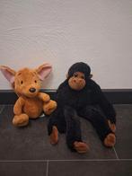 Knuffels: Kangoeroe & Aap, Ophalen of Verzenden, Zo goed als nieuw, Overige typen