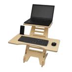 Bureau verhoger (Onbehandeld Berken Multiplex), Ophalen of Verzenden, In hoogte verstelbaar, Nieuw, Stabureau