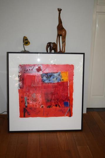 Jos Verwiel, Zeefdruk Abstract beschikbaar voor biedingen