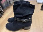 Dameslaarzen, maat 39, zwart, Suede, Zwart, Lage of Enkellaarzen, Nieuw, Ophalen of Verzenden