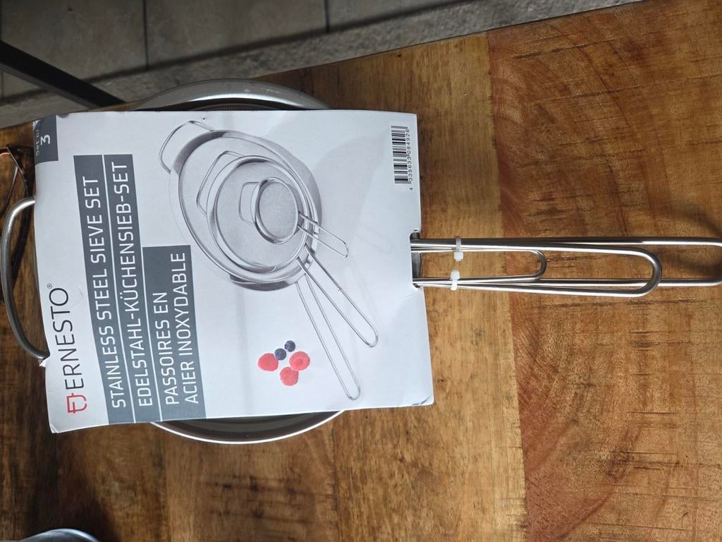 Ernesto RVS Keukenzeef Set - Nieuwstaat, Ophalen of Verzenden, Nieuw