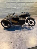 Vintage Metalen Motorfiets met Zijspan, Ophalen, Gebruikt, Overige typen