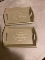 Riviera Maison Dienblaadjes, Ophalen, Zo goed als nieuw, Rond, Hout