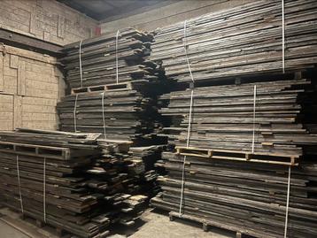 ✅Sloophouten planken: 150-300x13.5x2.2 cm | 250m2 | €8 pm2! beschikbaar voor biedingen