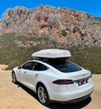 Tesla Model S 85 Free Supercharging 7 Plaatsen, Auto's, Te koop, Emergency brake assist, Particulier, Wit