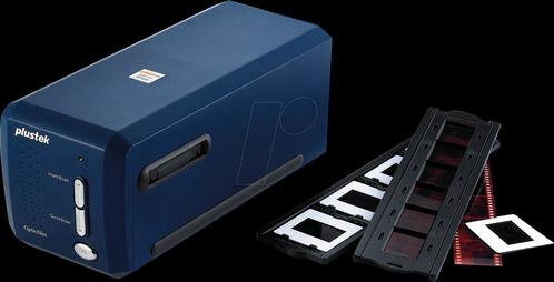 Plustek OpticFilm 8100 dia negatief 35mm film scanner etui, Computers en Software, Scanners, Zo goed als nieuw, Ophalen of Verzenden
