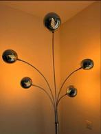 Stijlvolle vintage 5-arms vloerlamp, Ophalen, Zo goed als nieuw, Glas, 150 tot 200 cm