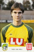 Spelerskaart Theo van Well - Fortuna Sittard -  1982/1983, Verzamelen, Sportartikelen en Voetbal, Ophalen of Verzenden, Gebruikt