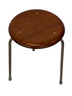 Vintage Dot kruk Fritz Hansen design Arne Jacobsen Design, Arne Jacobsen, Gebruikt, Arne Jacobsen, Ophalen of Verzenden